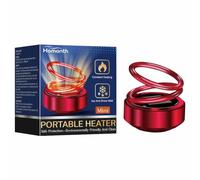 Fiorky Ambientador solar para coche Desempañador de parabrisas Calentador cinético Calentadores cinéticos giratorios automáticos Calentador portátil inalámbrico Anillo doble Accesorios de in