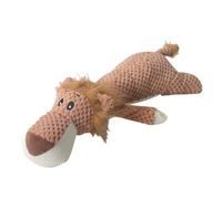 Fiorky Animals Masticar Juguetes para Perros Juguetes de Peluche para Trenes para Mascotas Resistentes a Las mordeduras Juguetes para Perros invencibles PP Algodón Función de Voz de Dibujos