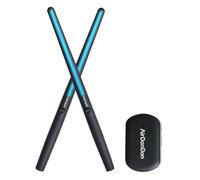 Fiorky Batería Electrónica, Batería de Aire Portátil Baquetas Electrónicas de Aire Adaptador de Batería de Aire Bluetooth Efecto Realista Accesorios para Instrumentos Musicales Regalo Ideal