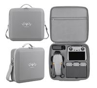 Fiorky Bolsa de Almacenamiento con Correa para el Hombro, Bolso de Viaje de Mano, Caja de Transporte de PU Impermeable para Accesorios de Drones DI Air 3/Air 3S