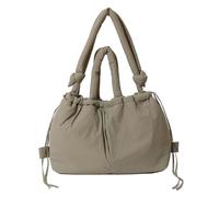 Fiorky Bolso de mano acolchado acolchado Bolso bandolera grande Bolso de mano acolchado fora mujer Bolso bandolera Bolso de hombro de nailon con correa ajustable Mochila Bolso hinchado fora