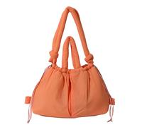 Fiorky Bolso de mano acolchado acolchado Bolso bandolera grande Bolso de mano acolchado fora mujer Bolso bandolera Bolso de hombro de nailon con correa ajustable Mochila Bolso hinchado fora