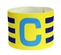 Fiorky Brazalete de Capitán de Fútbol Brazalete de Competición Líder Ajustable con Cierre Táctil e Icono de C Transforente Diseño de Detención de Caídas Brazalete de Grupo de Capitán de Juga
