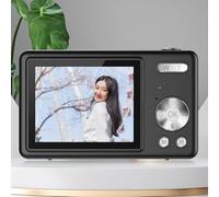 Fiorky Cámara Digital, 4K HD 1080P Cámara de vlogging con Enfoque automático Ant-Shake Cámara de vlogging portátil Cámara de videocámara de 96 MP Zoom 16X Pantalla IPS de 2,4 Pulgadas para