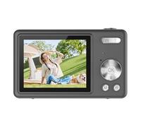 Fiorky Cámara Digital, 4K HD 1080P Cámara de vlogging con Enfoque automático Ant-Shake Cámara de vlogging portátil Cámara de videocámara de 96 MP Zoom 16X Pantalla IPS de 2,4 Pulgadas Fora