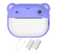 Fiorky Cámara Fora niños Fora niñas y niños, Mini cámara de impresión instantánea de 24 MP HD 1080P, cámara fotográfica Digital, cámara de impresión fotográfica, Regalo Fora cumpleaños