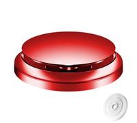 Fiorky Coche Giratorio Aromaterapia Interferencia Electromagnética Dispositivo Anticongelante Difusor de Perfume para Coche Vehículo Microondas Instrumento de Deshielo Molecular (Rojo)