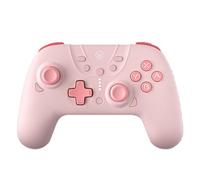 Fiorky Controlador inalámbrico Compatible con Bluetooth Controlador de juego giroscópico de 6 ejes Turbo y vibración programable con joystick doble efecto Hall 3 modos fora Nntendo Switch