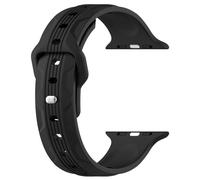 Fiorky Correa de silicona de repuesto para reloj deportivo, correa ajustable, cómoda, transpirable, absorbente del sudor para Ap-ple Watch 1/2/3/4/5/6/7/SE/8/Ultra