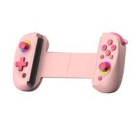 Fiorky D8 Controlador de Juego inalámbrico telescópico Joystick con Turbo/giroscopio de 6 Ejes/vibración Joystick inalámbrico para Gamepad Compatible con Luz RGB para Andrid iOS PS3 PS4