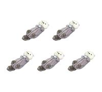 Fiorky Estuche de 5 lápices para Amantes de Las nutrias Marinas para niñas y niños, Estuche de Peluche con Cremallera, Estuche para lápices de Nutria Marina, Estuche para lápices para niñas