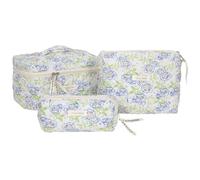 Fiorky Estuche Organizador de cosméticos Lindo de 3 Piezas, Bolsa de Maquillaje de Viaje de Gran Capacidad con Cremallera, Bolsa de ALM”-“ACenamiento organizadora de Maquillaje Acolchada for