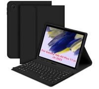 Fiorky for Smsung Galaxy Tab A9 Plus Funda de 11 Pulgadas con Cubierta de Teclado Compatible con Bluetooth Auto Sleep/Wake Teclado BT Desmontable con portalápices Funda de Cuero Tipo Folio