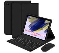 Fiorky for Smsung Galaxy Tab A9 Plus Funda de 11 Pulgadas con Cubierta de Teclado Compatible con Bluetooth Auto Sleep/Wake Teclado BT Desmontable portalápices Funda Tipo Folio con Mouse