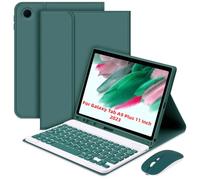 Fiorky for Smsung Galaxy Tab A9 Plus Funda de 11 Pulgadas con Cubierta de Teclado Compatible con Bluetooth Auto Sleep/Wake Teclado BT Desmontable portalápices Funda Tipo Folio con Mouse
