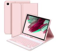 Fiorky for Smsung Galaxy Tab A9 Plus Funda de 11 Pulgadas con Cubierta de Teclado Compatible con Bluetooth Auto Sleep/Wake Teclado BT Desmontable con portalápices Funda de Cuero Tipo Folio
