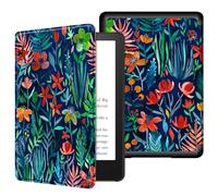 Fiorky Funda de Piel sintética con función de Apagado y Encendido automático, Funda Blanda Fora Kindle Paperwhite 12.ª generación 2024 de 7 Pulgadas Fora Kindle Colorsoft Signature Edition