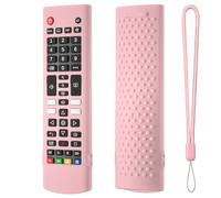 Fiorky Funda de Silicona for Control Remoto LG TV Remote AKB75095307 AKB76040302 con Cordón Funda de Silicona Funda Protectora for Controlador Piel Antideslizante Cubierta remota Reemplazo