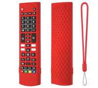 Fiorky Funda de Silicona for Control Remoto LG TV Remote AKB75095307 AKB76040302 con Cordón Funda de Silicona Funda Protectora for Controlador Piel Antideslizante Cubierta remota Reemplazo