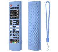 Fiorky Funda de Silicona for Control Remoto LG TV Remote AKB75095307 AKB76040302 con Cordón Funda de Silicona Funda Protectora for Controlador Piel Antideslizante Cubierta remota Reemplazo