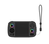 Fiorky Funda de Silicona Funda Protectora a Prueba de Golpes Funda Protectora antiarañazos con cordón Funda de Piel Suave para Consola de Juegos portátil Anbrnic RG Cube