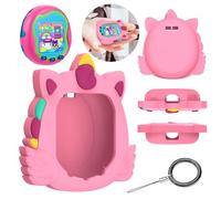 Fiorky Funda de Silicona Linda a Prueba de Golpes Funda Protectora Fora Uni 2023 (Rosa)