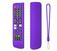 Fiorky Funda Protectora de Silicona for Mando a Distancia Sam-Sung Smart TV BN59-01315A 01315B, Funda remota Antideslizante a Prueba de Golpes,Funda Protectora for Controlador con cordón