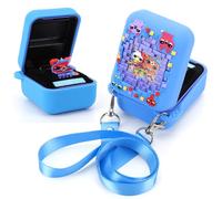 Fiorky Funda Protectora de Silicona para Bitzee Digital Pet Skin Sleeve con cordón Estuche de Viaje a Prueba de Golpes Anti caída Impresión de Alimentos 3D para Bitzee Digital Pet Interact