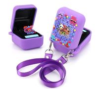 Fiorky Funda Protectora de Silicona para Bitzee Digital Pet Skin Sleeve con cordón Estuche de Viaje a Prueba de Golpes Anti caída Impresión de Alimentos 3D para Bitzee Digital Pet Interact, 1wl2yq1uv3yk0vv4pm2