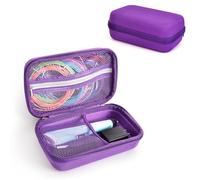 Fiorky Funda rígida de transporte para bolígrafo SCRIB3D P1 de impresión 3D/MYNT3D Super 3D, a prueba de golpes, funda de viaje rígida anticaídas con bolsillo de malla para filamento PLA y cargador