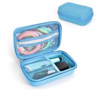 Fiorky Funda rígida de transporte para bolígrafo SCRIB3D P1 de impresión 3D/MYNT3D Super 3D, a prueba de golpes, funda de viaje rígida anticaídas con bolsillo de malla para filamento PLA y cargador