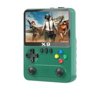 Fiorky Handheld Game X9 Consola de Juegos portátil 2000 mAh/6000 mAh Pantalla IPS de 3,5 Pulgadas Mini máquina de Videojuegos con Tarjeta 32G Joystick 3D Dual 11 emuladores para PSP Regalo