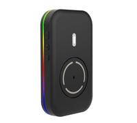 Fiorky Jiggler de Movimiento de ratón indetectable con Temporizador de intervalo Ajustable Interruptor de Encendido/Apagado silencioso Jiggler automático de ratón 4 Modos Luces RGB