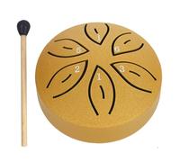 Fiorky Mini tambor de lengua de acero de 3.0 in, 6 notas, tambor de lluvia for exterior, mini tambor de mano, instrumentos musicales de percusión for yoga, meditación, regalo único, regalo