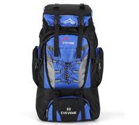 Fiorky Mochila de senderismo Mochila de montañismo impermeable de 80 L Mochila para acampar Mochila de escalada de gran capacidad Correa ajustable Escalada de montaña Mochila para