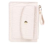 Fiorky Monedero, Monedero pequeño para Mujer, Cartera Corta de Cuero de PU, Monedero Informal de Color sólido, Bolso Diario, identificación de Tarjeta de crédito para Damas, pequeño