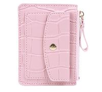 Fiorky Monedero, Monedero pequeño para Mujer, Cartera Corta de Cuero de PU, Monedero Informal de Color sólido, Bolso Diario, identificación de Tarjeta de crédito para Damas, pequeño
