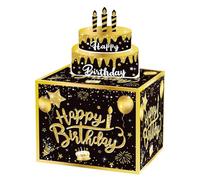 Fiorky Money Roll Caja sorpresa extraíble Regalos de cumpleaños creativos Caja sorpresa en efectivo con tarjeta fora pastel fora hombres y mujeres