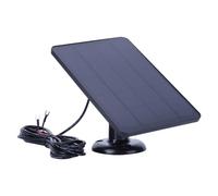 Fiorky Panel de carga solar de 4 W, 5 V, cargador de batería solar resistente al agua, soporte ajustable de 360° con cable de carga de 9,8 pies para Ring Video Doorbell 4/3/2, 1UE0EL8WL1AY3MD1CA3