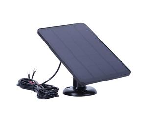 Fiorky Panel de carga solar de 4 W, 5 V, cargador de batería solar resistente al agua, soporte ajustable de 360° con cable de carga de 9,8 pies para Ring Video Doorbell 4/3/2, 1UE0EL8WL1AY3MD1CA3