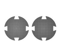 Fiorky Paquete de 2 Ventiladores con Filtro de Polvo, ventilación Transpirable, Ventilador de refrigeración, Malla Antipolvo, Ventilador de PVC, Cubierta a Prueba de Polvo para PS5 Slim para