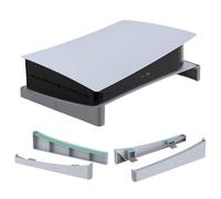 Fiorky para PS5 Horizontal Game Console Base Soporte Consola de Juego Desk Stand Storage Rocket de colocación de Estante de Almacenamiento para Plystation 5 Disc y Edición Digital