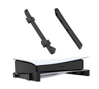 Fiorky para PS5 Horizontal Game Console Base Soporte Consola de Juego Desk Stand Storage Rocket de colocación de Estante de Almacenamiento para Plystation 5 Disc y Edición Digital