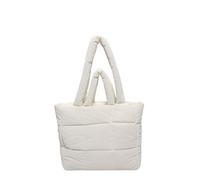 Fiorky Puffer Tote Bag Ligero Acolchado Suave Mujer Cloud Tote Bag Gran Capacidad Acolchado Bolso de Hombro Tote Monedero Color Sólido Elegante Bolso de Viaje Bolso Bandolera y Bolsos Hobo