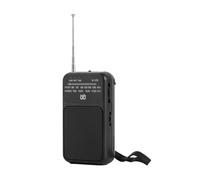 Fiorky Radio portátil, Radio Am FM de Bolsillo, Altavoz Incorporado, Reproductor de Radio, Antena telescópica con Pilas, Linterna de Radio con Conector para Auriculares 3,5 mm para Personas