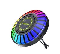 Fiorky Rhythm Atmósfera Luz RGB Difusor de perfume automático Control de sonido Máquina de fragancia fora automóvil 256 colores Música Tira luz LED Control de aplicación 24LED Tipo C Carga