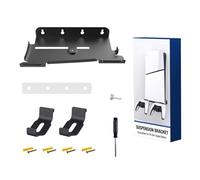 Fiorky Soporte de Montaje en Pared Soporte de Base para Consola de Juegos con Soporte para Controlador Soporte de exhibición Base Soporte para Colgar en Pared para PS5 Slim Digital Edition, 1wn1ag1qj7ng0pl2gl6