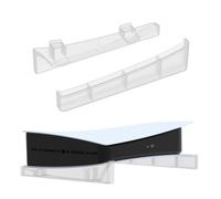 Fiorky Soporte Horizontal Compatible con PS5 Soporte de Base Soporte de Consola Transparente Soporte de Escritorio para Consola de Juegos Estante de Almacenamiento para PS5/PS5 Slim Digital