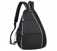 Fiorky Sport Pickleball Sling Bag para mujer hombre, Pickleball Bag Racketball Sling Bag Mochila de Pickleball ajustable Mochila de paleta de Pickleball multifuncional Bolsa de deportes al