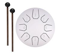 Fiorky Tambor de lengua de acero, 6 pulgadas, 8 notas, tambor de mano con bolsa, baquetas, instrumentos de percusión, instrumentos de curación de sonido for instrumentos percusión musical